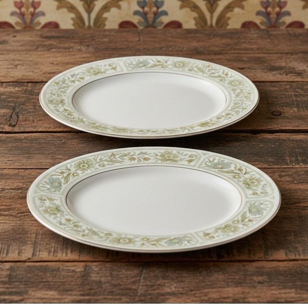 Fine China Of Japan Florence Bread Plates, Set of 2, Vintage Floral Porcelain